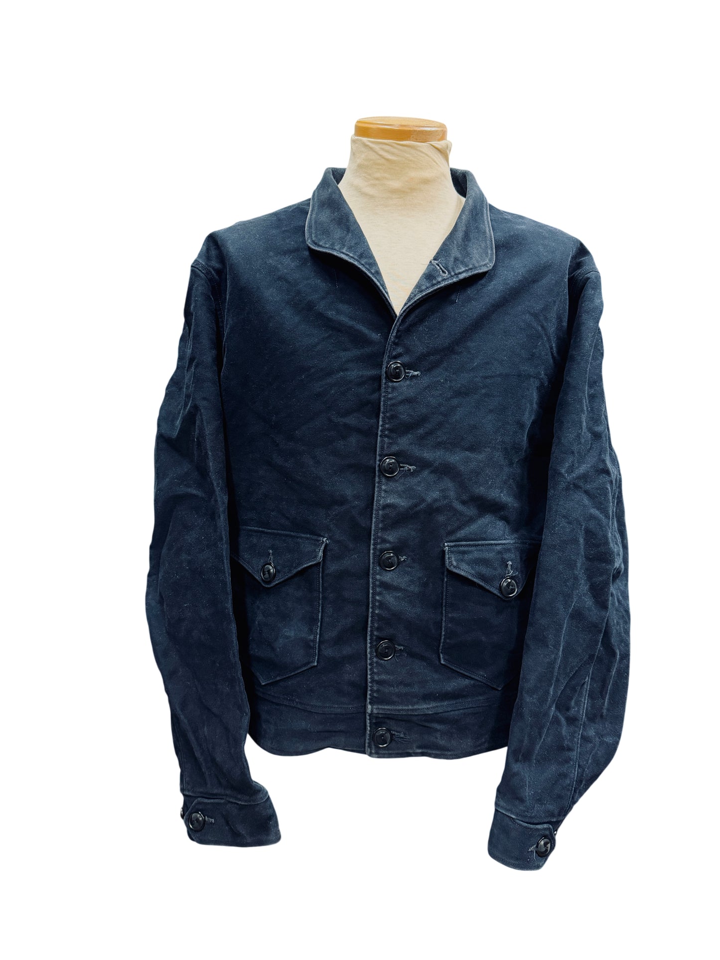 Moleskin Cossack Jacket Rich Navy